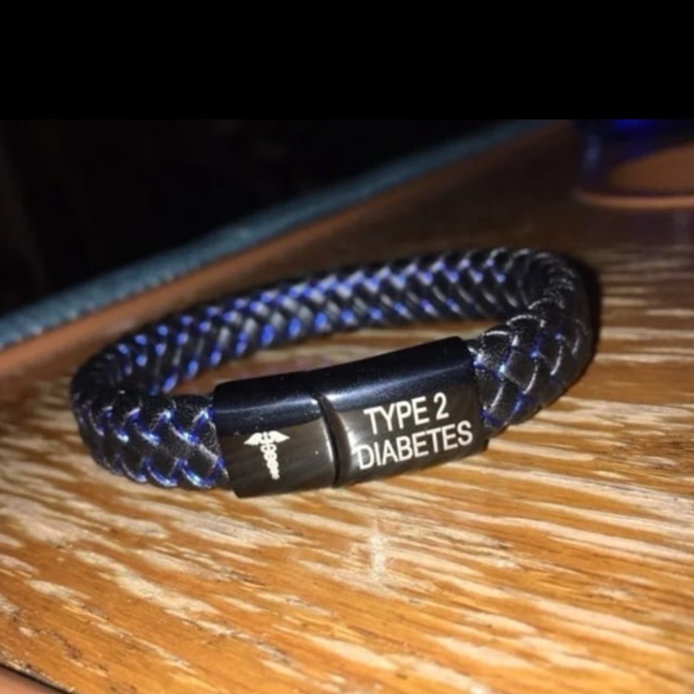 Type 2 Diabetes Medical Bracelet